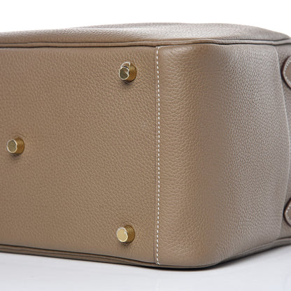Hermes Taurillon Clemence Lindy 30 Etoupe 6 of 10