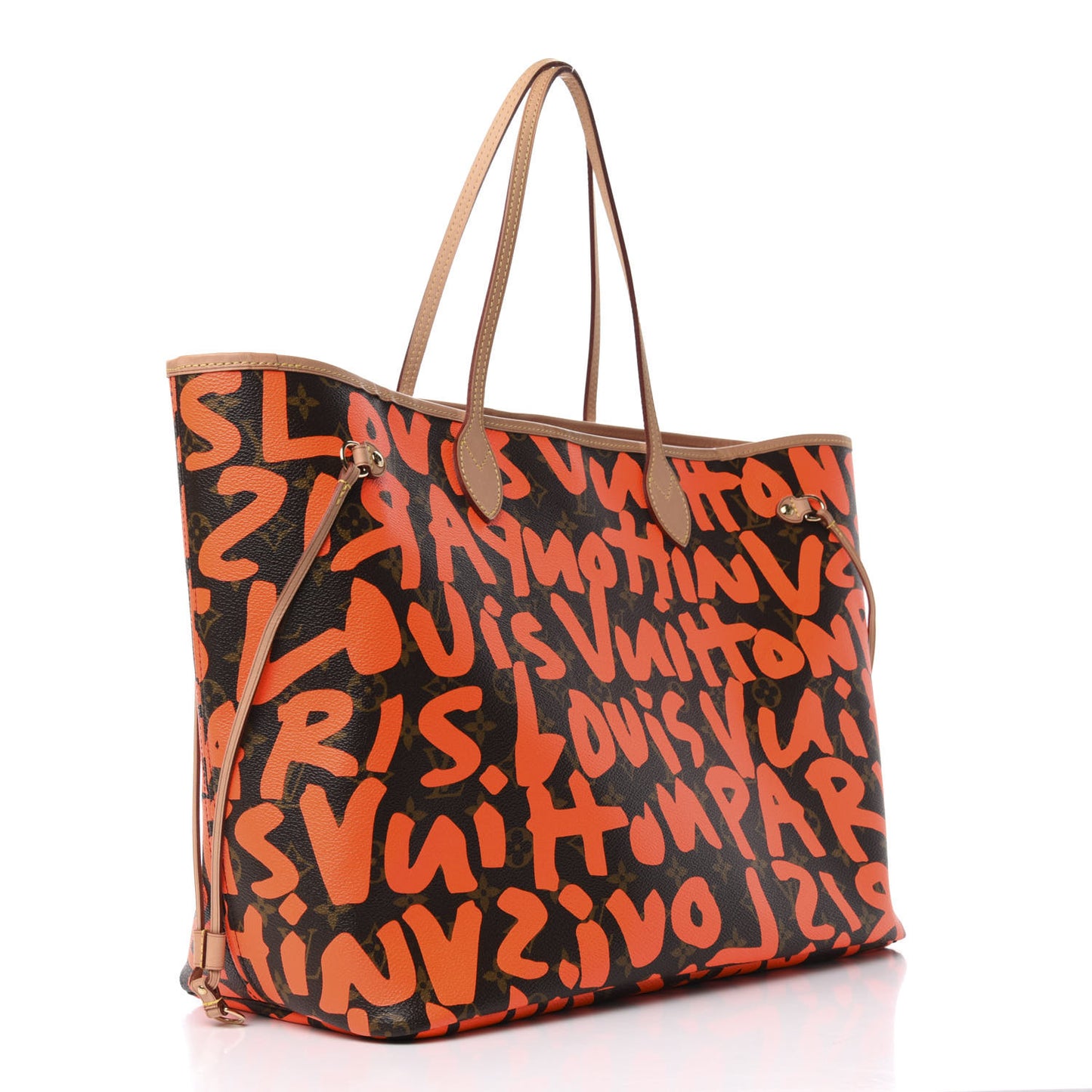 Monogram Graffiti Neverfull GM Orange