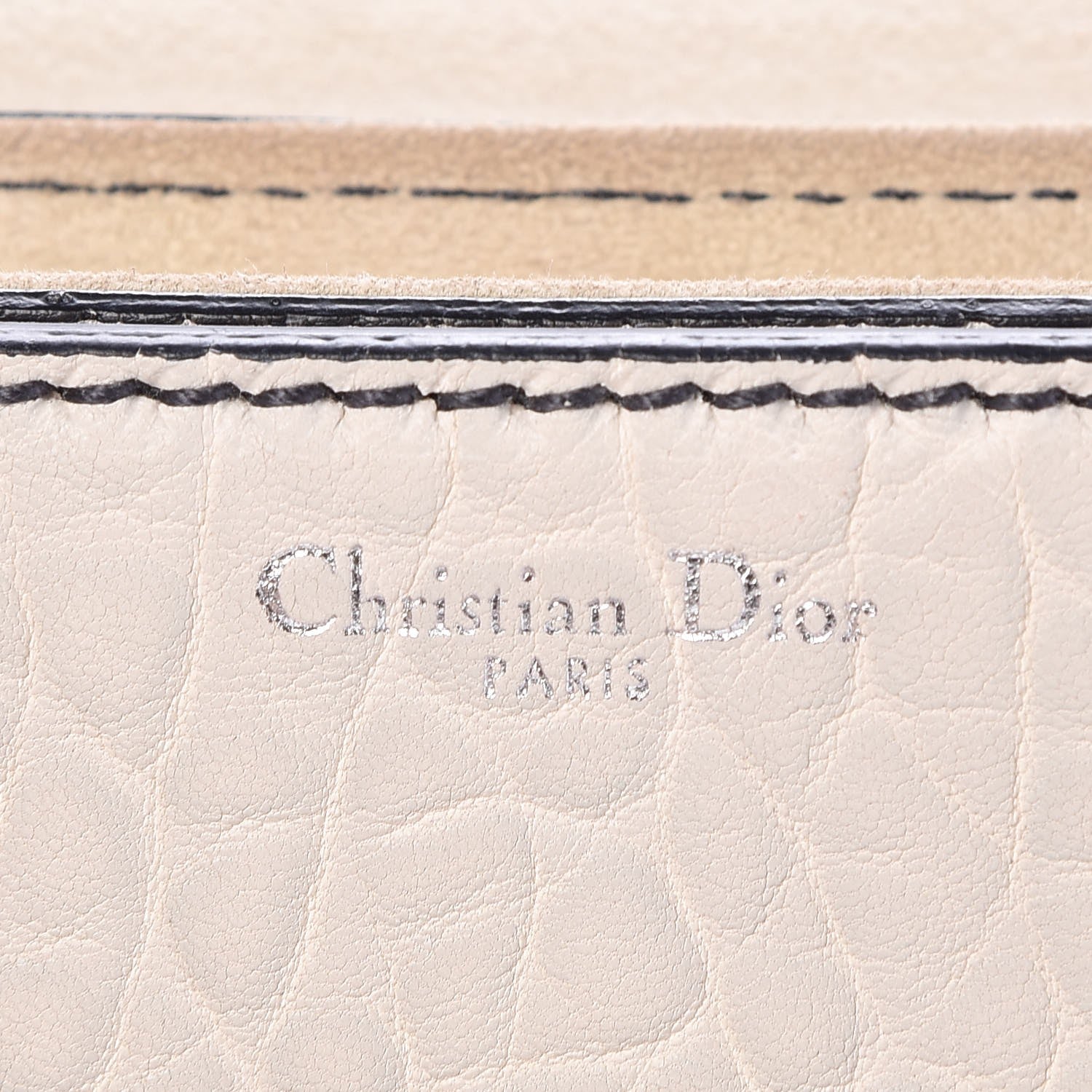 Christian Dior Grained Calfskin Dio(r)evolution Flap Bag White 7 of 8