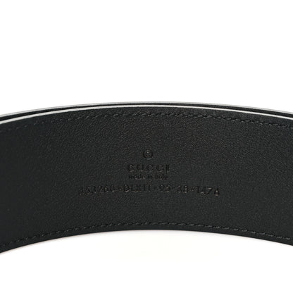 Gucci Moon Calfskin Pearl Double G 40mm Belt 95 38 Black Cream 4 of 7