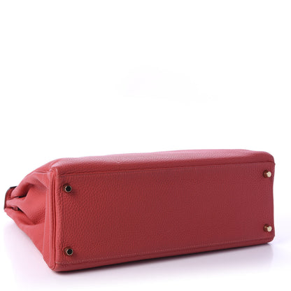 Hermes Togo Kelly Retourne 35 Rose Jaipur 6 of 35