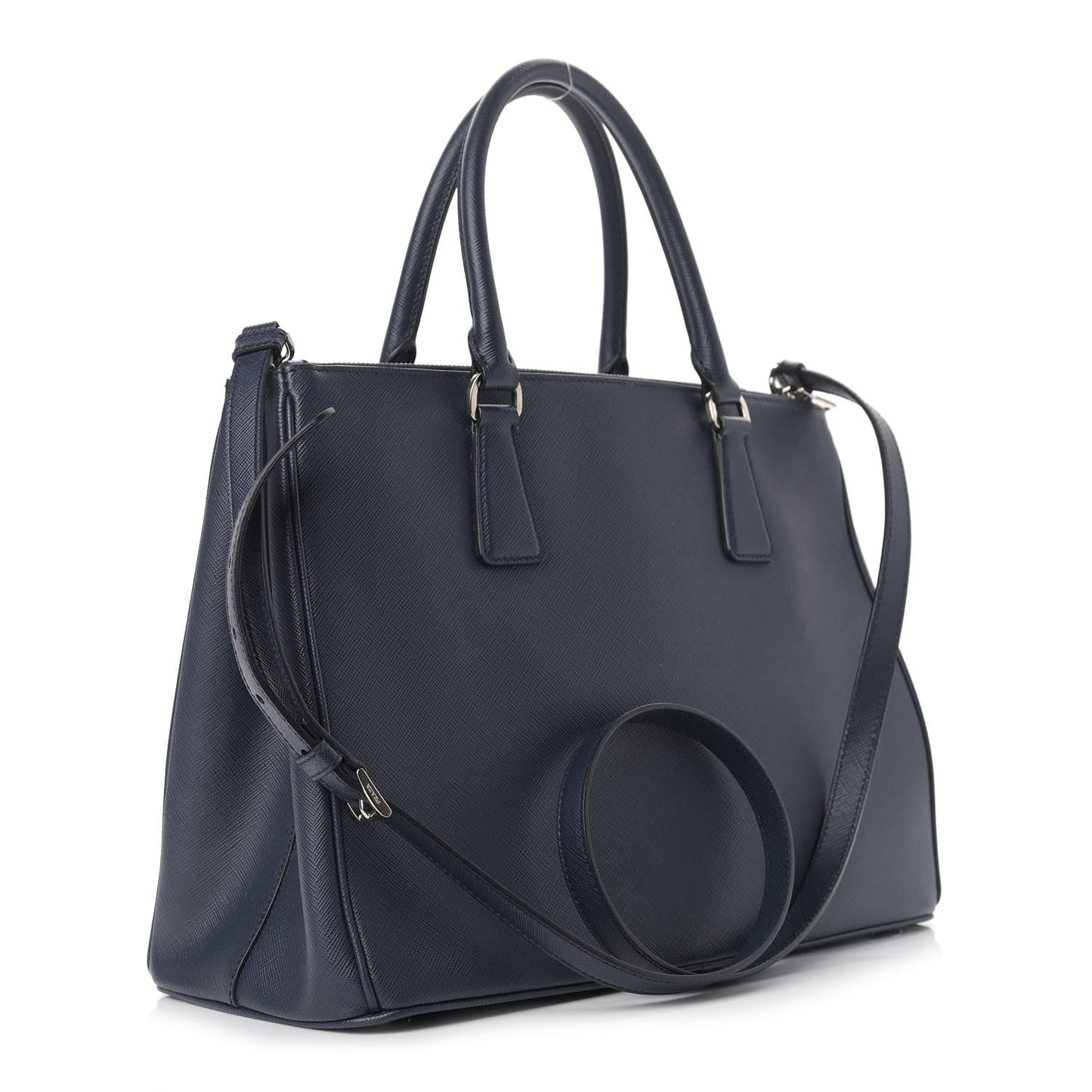Saffiano Medium Galleria Double Zip Tote Baltico