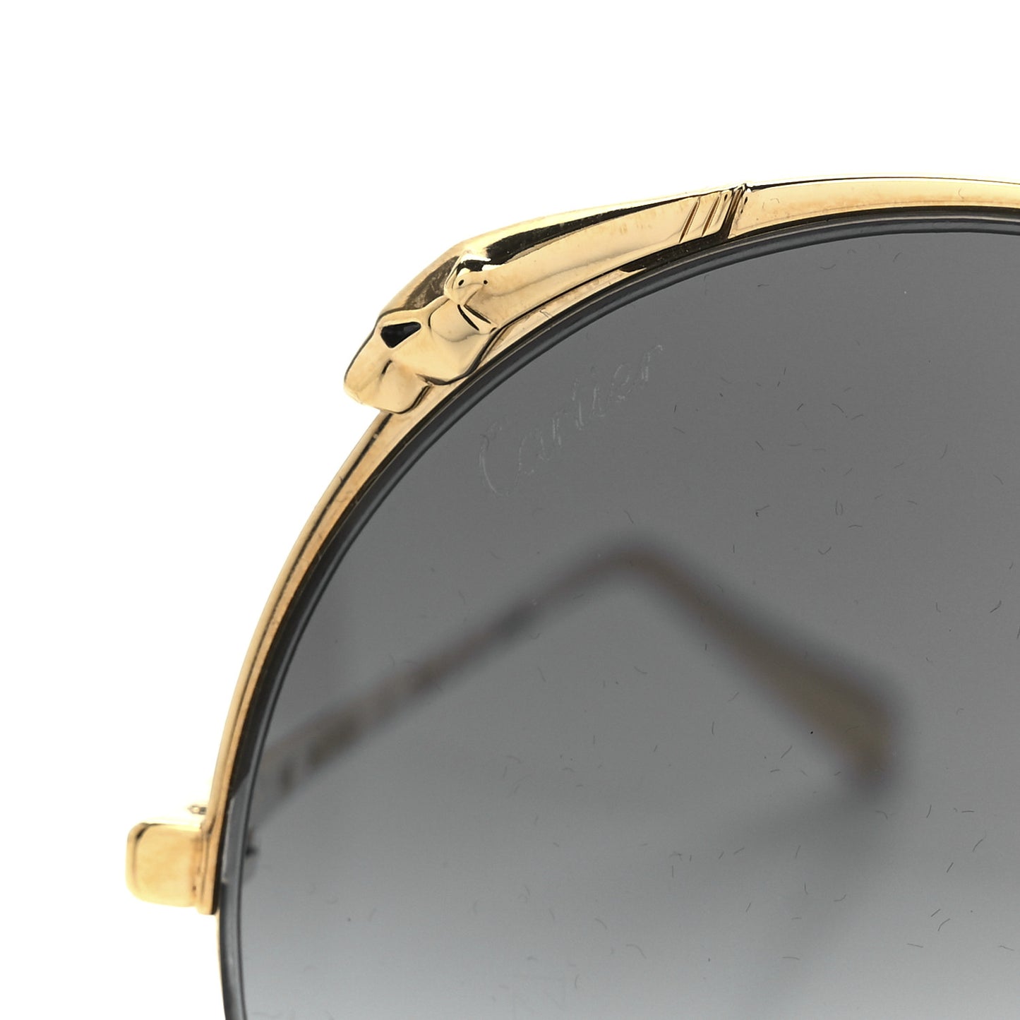 Panthere De Cartier Round Sunglasses CT0149S Gold