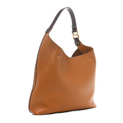 Chloe Grained Calfskin Marcie Hobo Bag Pottery Brown 3 of 10