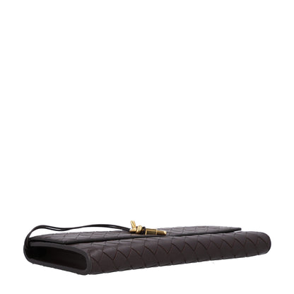 Bottega Veneta Nappa Intrecciato Long Andiamo Top Handle Clutch Fondant 4 of 10