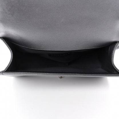 Chanel Tweed Metallic Lambskin Medium Boy Flap Silver 5 of 14