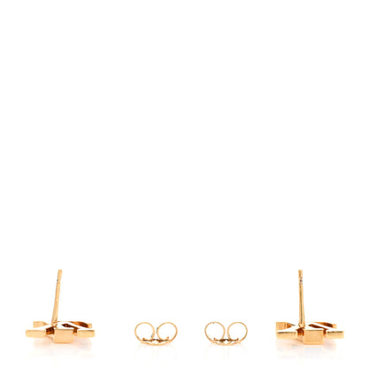 Louis Vuitton Metal LV Iconic Earrings Gold 3 of 7