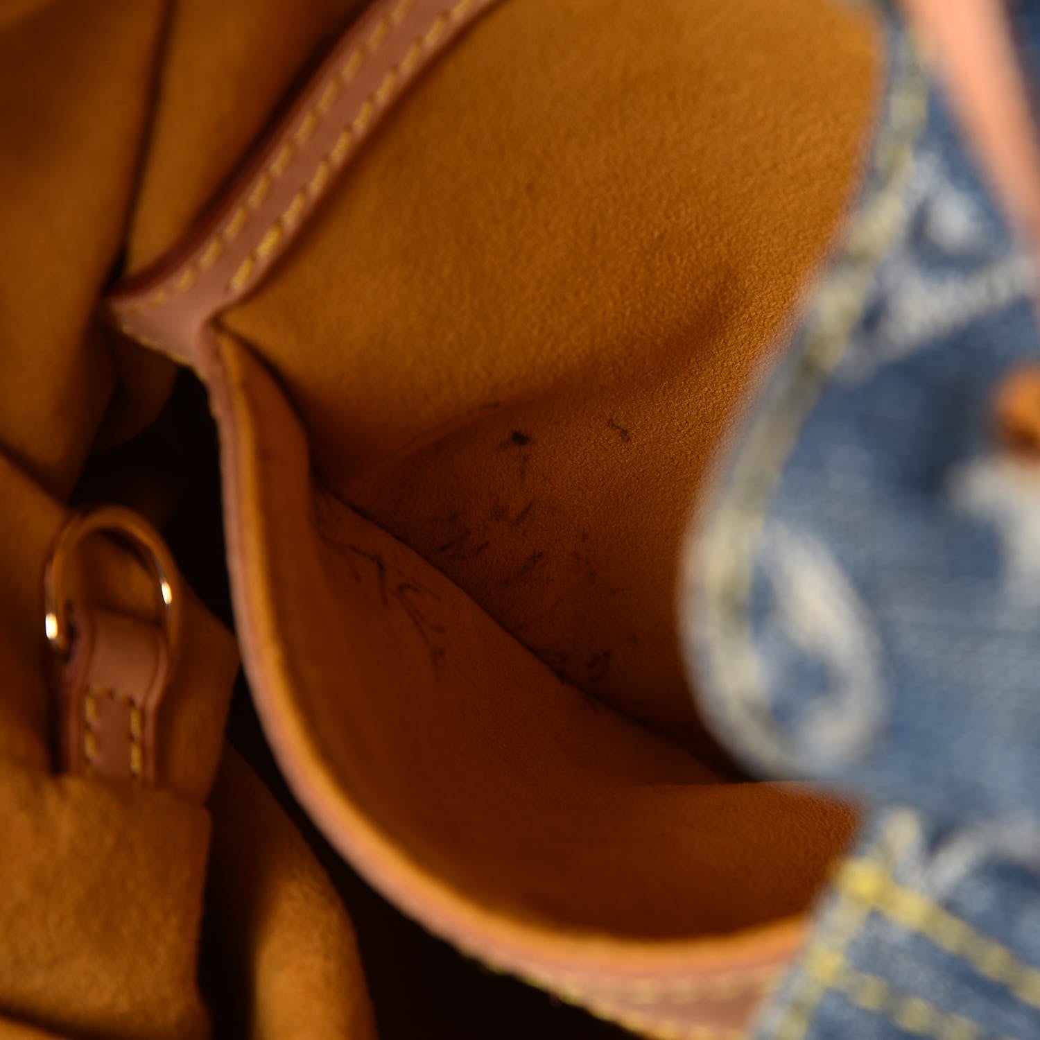 Louis Vuitton Denim Sac a Dos Backpack GM Blue 7 of 7