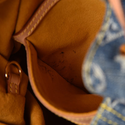 Louis Vuitton Denim Sac a Dos Backpack GM Blue 7 of 7