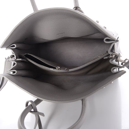 Saint Laurent Grained Calfskin Small Supple Sac De Jour Mouse Grey 7 of 7