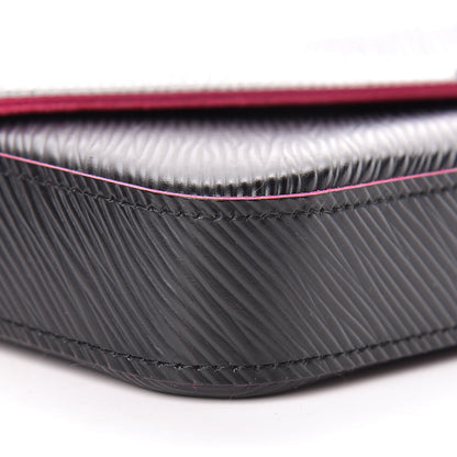 Louis Vuitton Epi Pochette Felicie Black Hot Pink 10 of 11