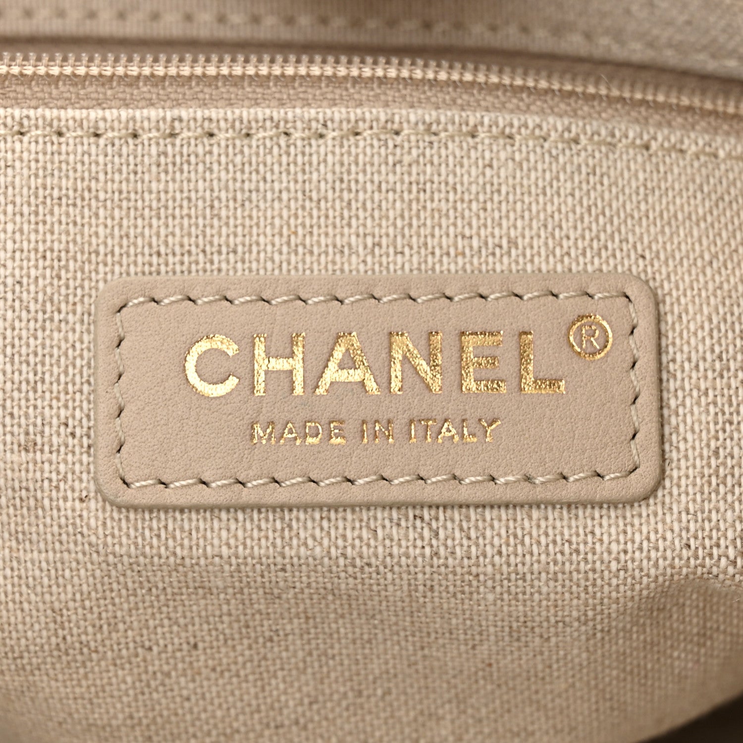 Chanel Calfskin Medium Deauville Tote White Multicolor 6 of 11