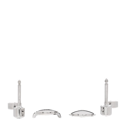 Cartier 18K White Gold Diamond LOVE Drop Earrings 3 of 5
