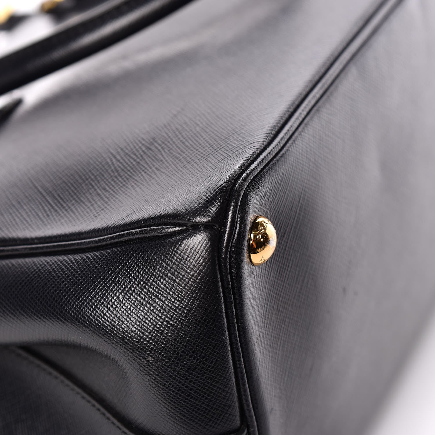 Prada Saffiano Small Galleria Double Zip Tote Black 7 of 20