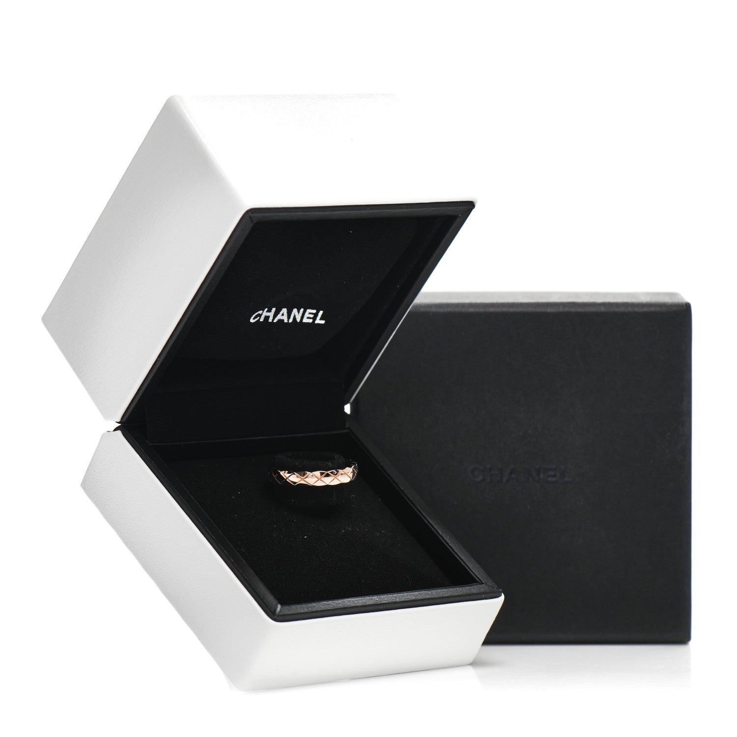 Chanel 18K Beige Gold Mini Coco Crush Ring 48 4.5 5 of 5