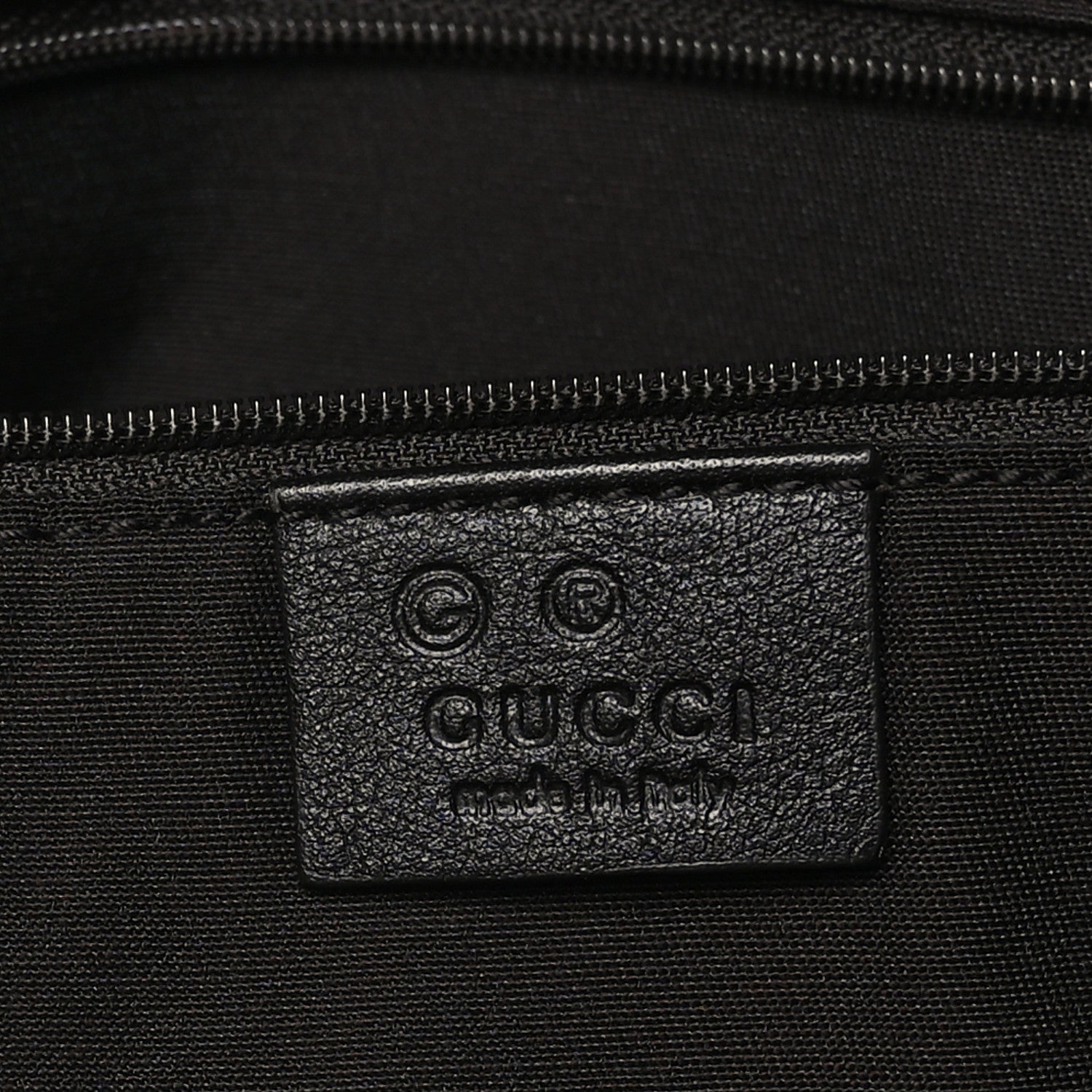 Gucci Metallic Monogram XL Shopper Tote Black 5 of 8