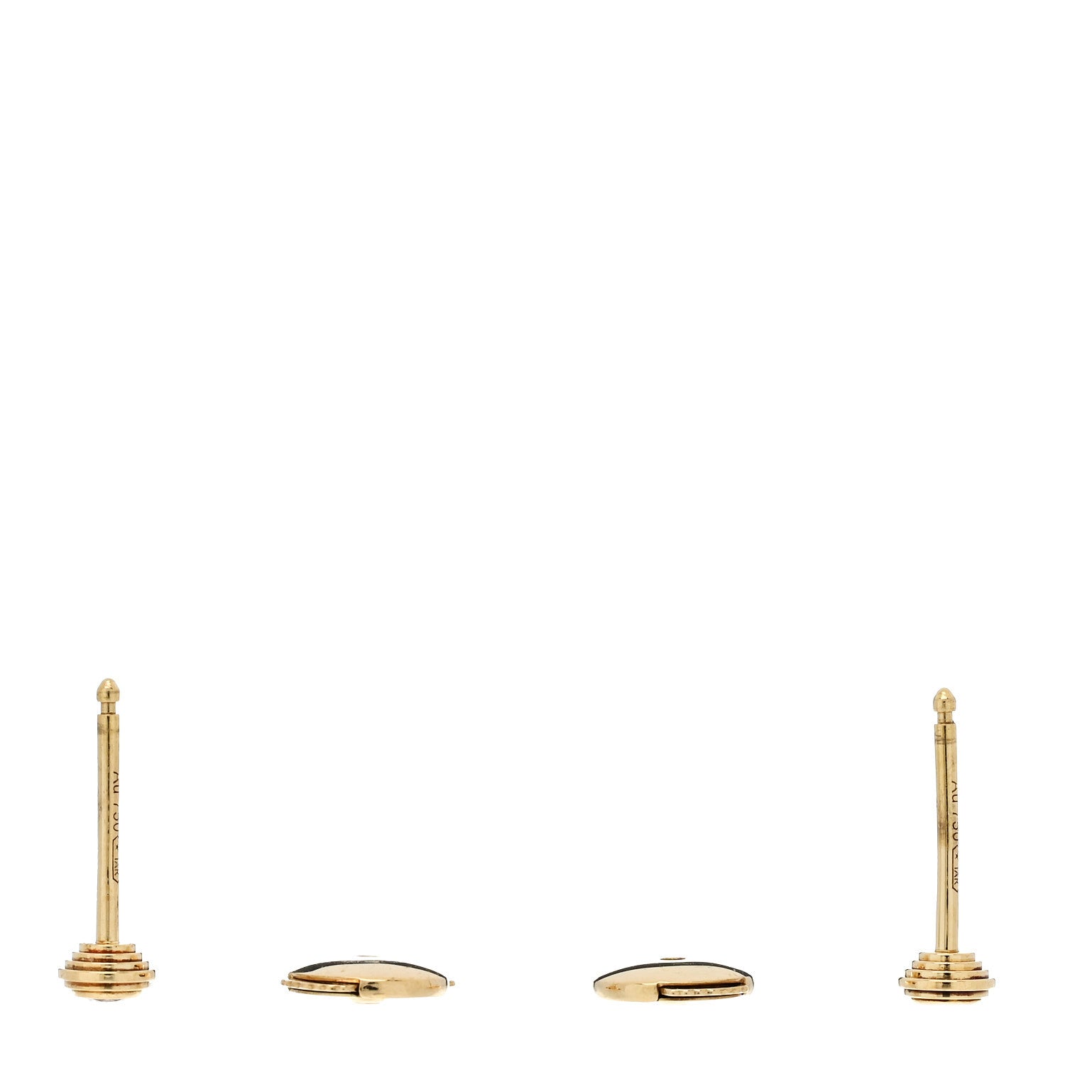 Cartier 18K Yellow Gold Diamond XS D'Amour Earrings 3 of 5