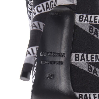 Balenciaga Spandex Losange Monogram 110mm Booties 39 Gris Black 6 of 7