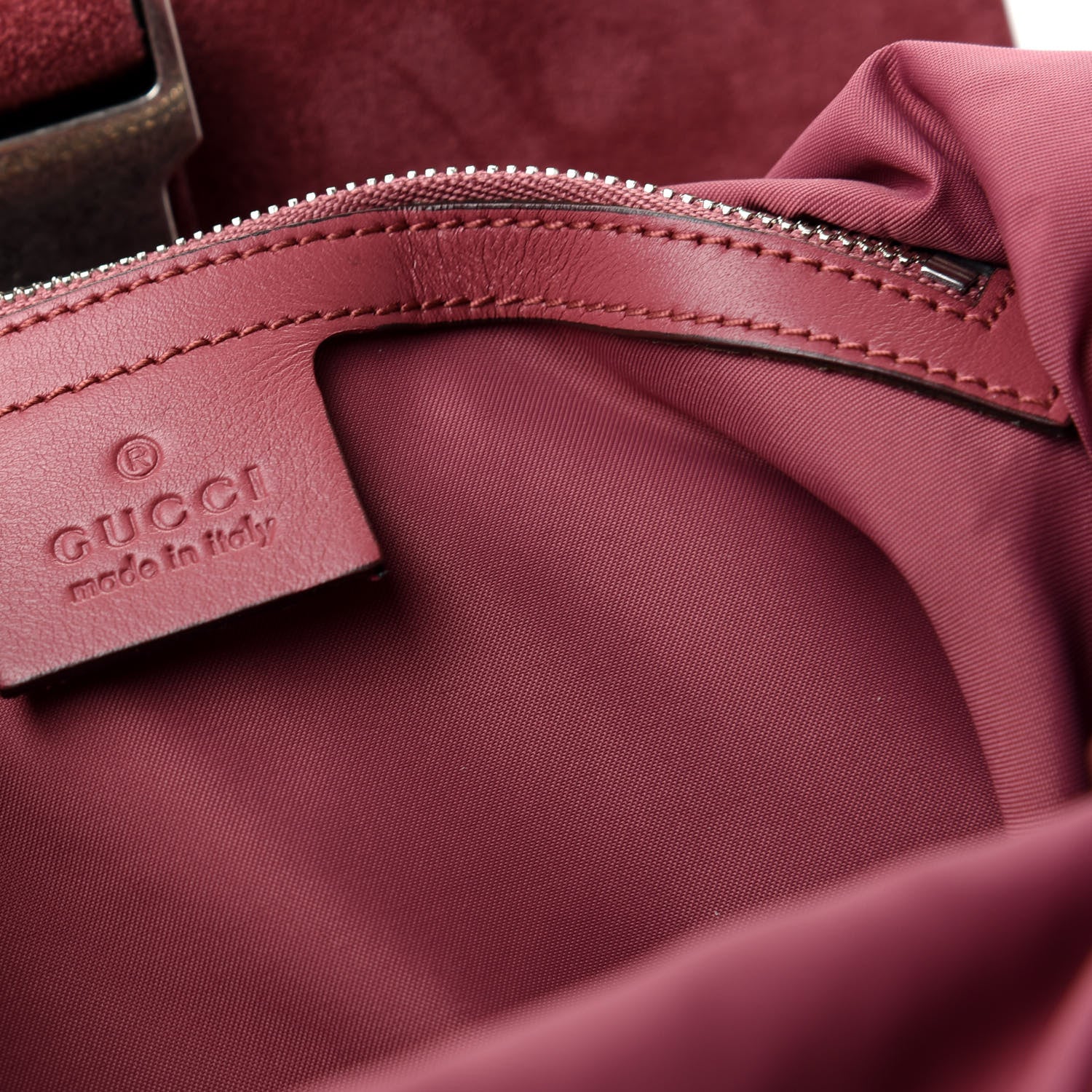 Gucci GG Supreme Monogram Blooms Small Single Buckle Backpack Beige Multicolor Dry Rose 7 of 8