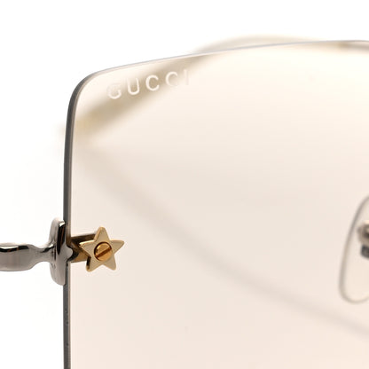 Gucci Crystal Metal Sunglasses GG0644S Gold Silver 7 of 8