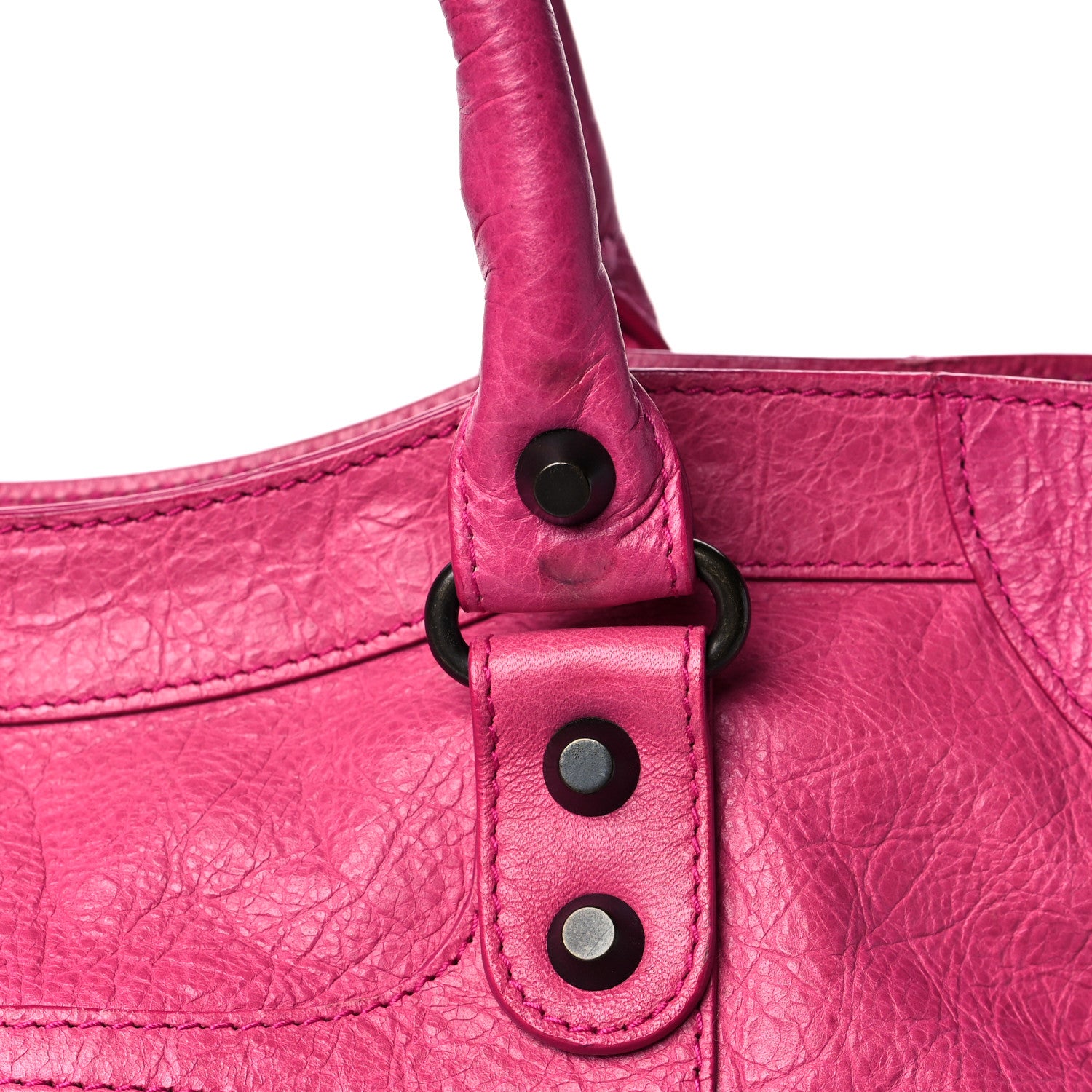 Balenciaga Agneau Classic Hardware City Cyclamen Fucsia 15 of 17
