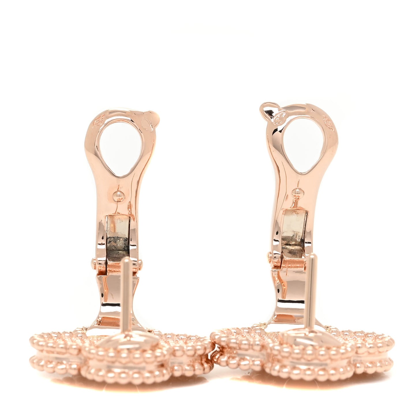18K Rose Gold Vintage Alhambra Earrings