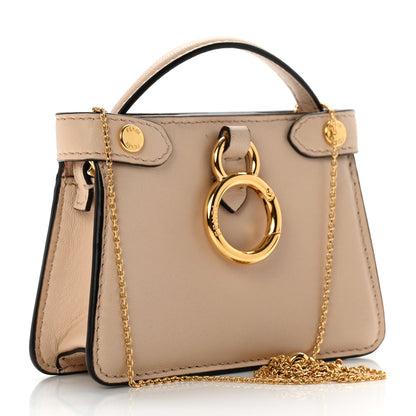 Fendi Nappa Sigma Pico Peekaboo Charm Poudre 3 of 7