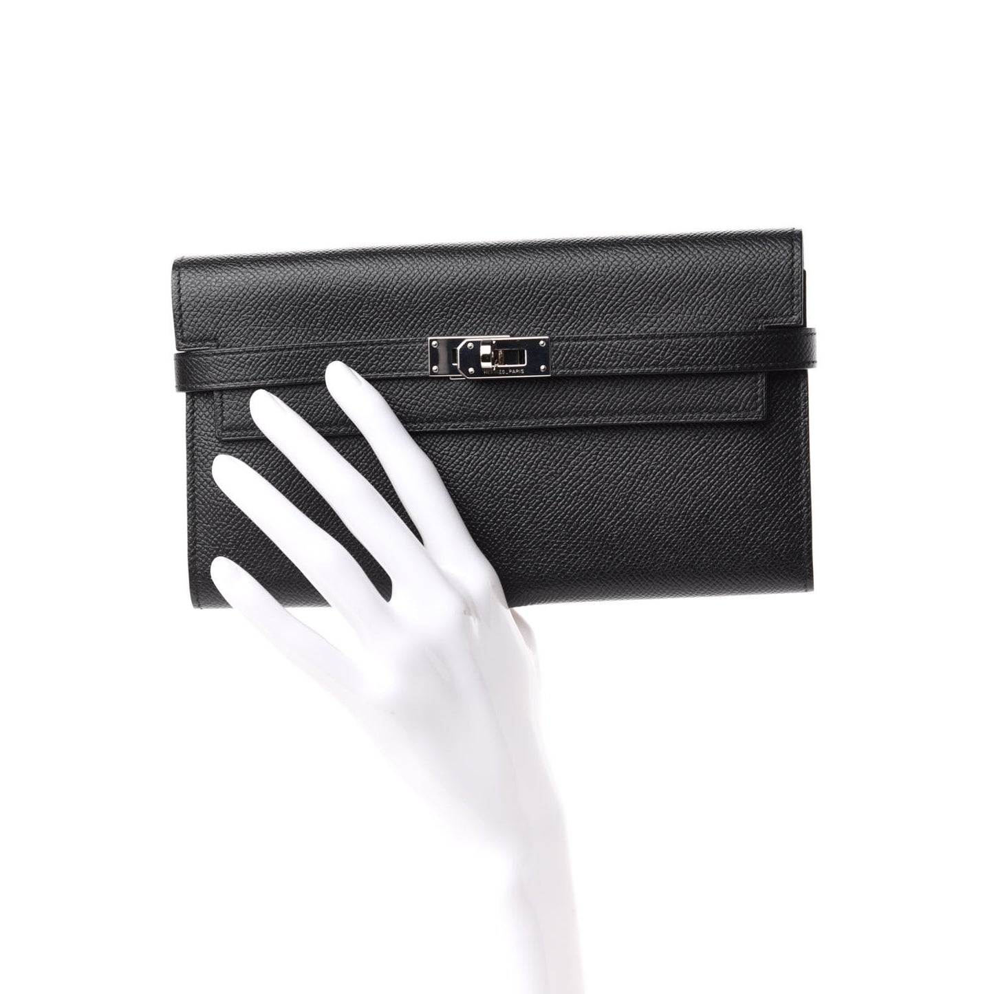 Epsom Kelly Longue Wallet Black