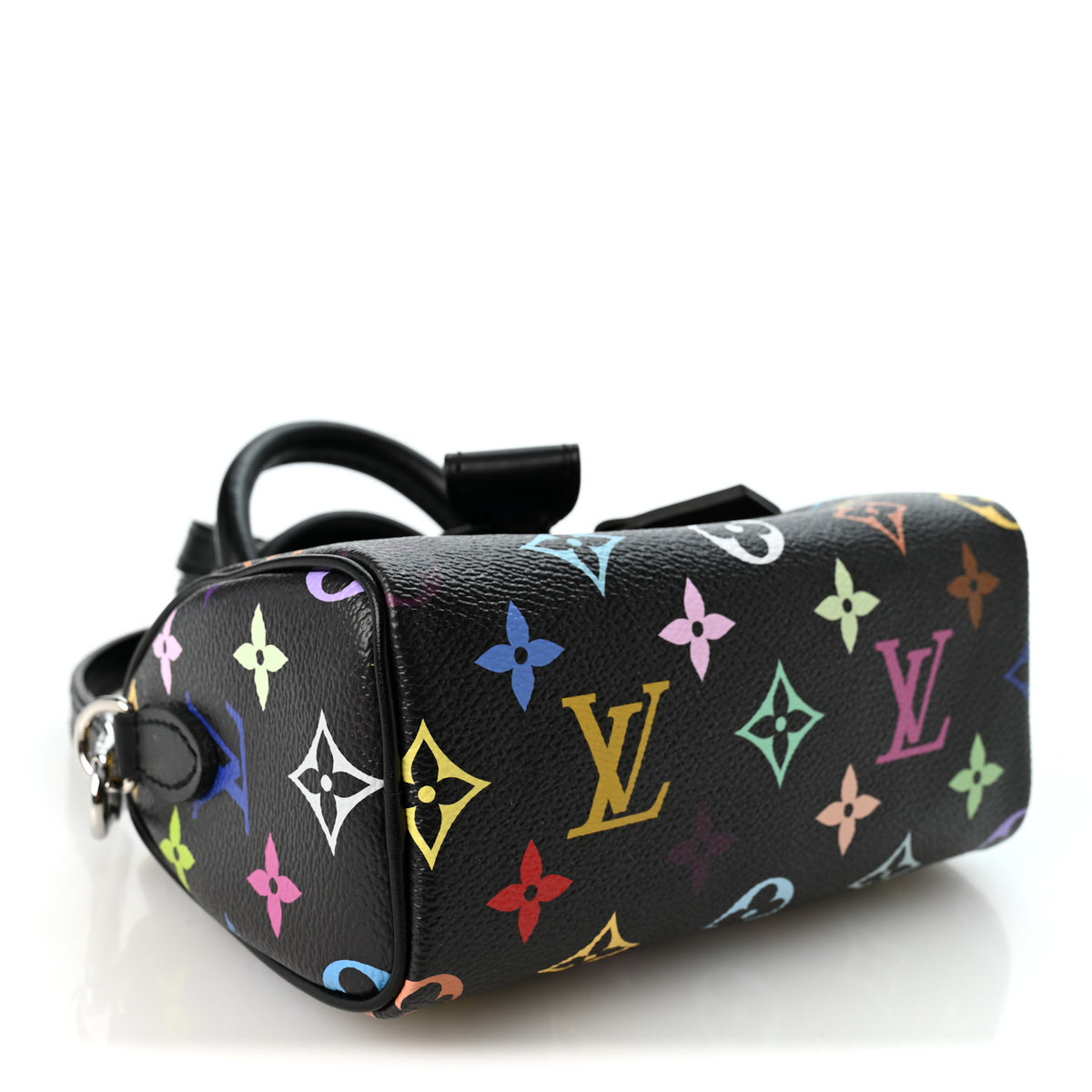 Louis Vuitton LV x TM Monogram Multicolor Nano Speedy Black 4 of 9