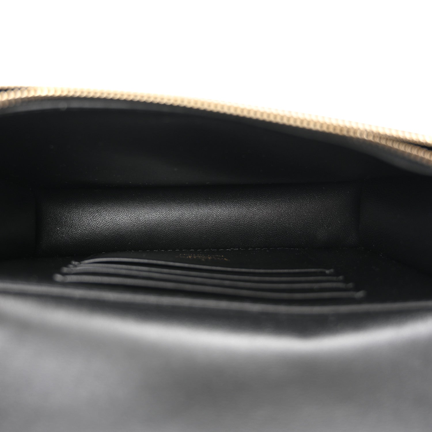 Valentino Garavani Vitello Rockstud Flip Lock Wallet On Chain Black 4 of 10