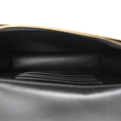 Valentino Garavani Vitello Rockstud Flip Lock Wallet On Chain Black 4 of 10