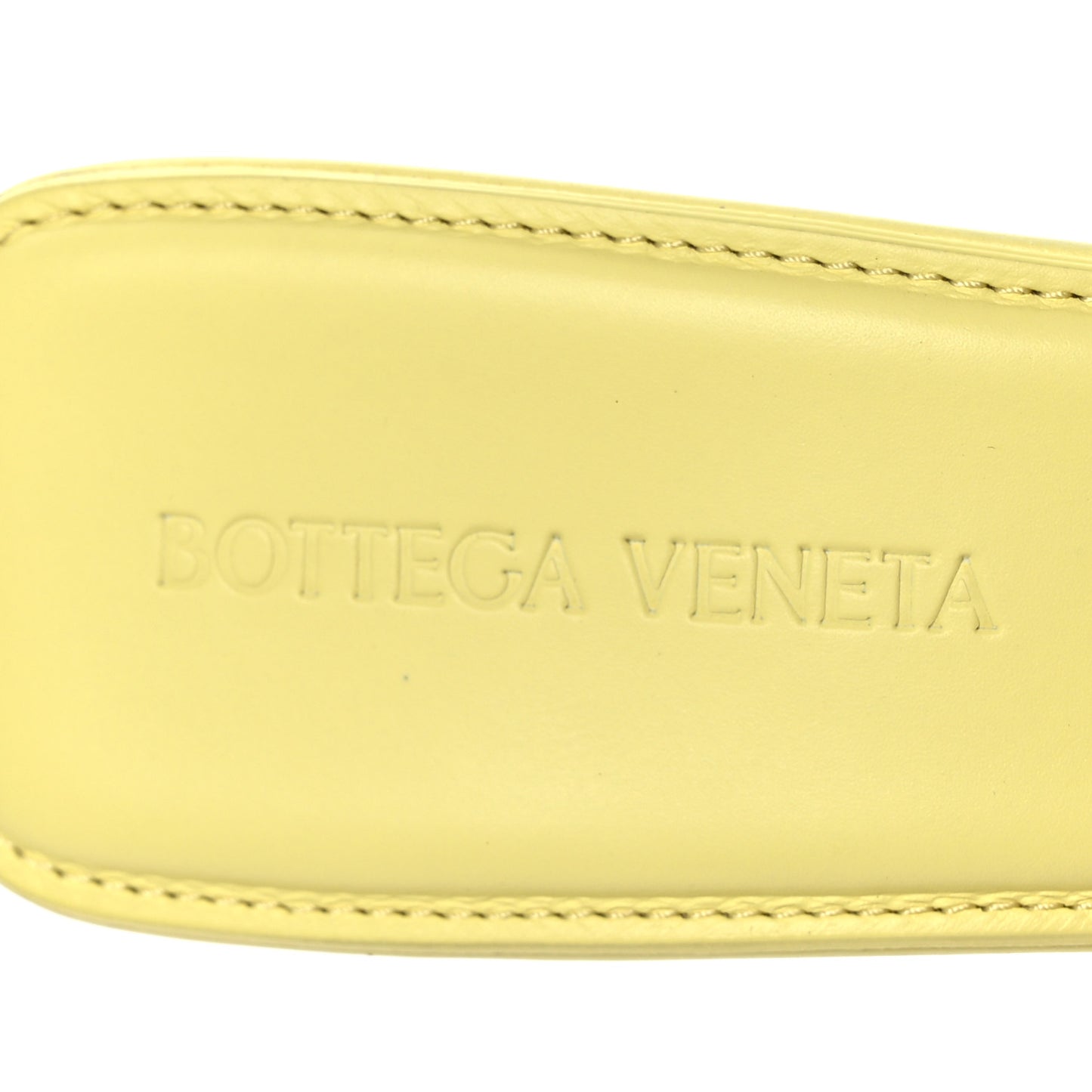 Vienna Calfskin The Band Mule Sandals 37.5 Lemonade