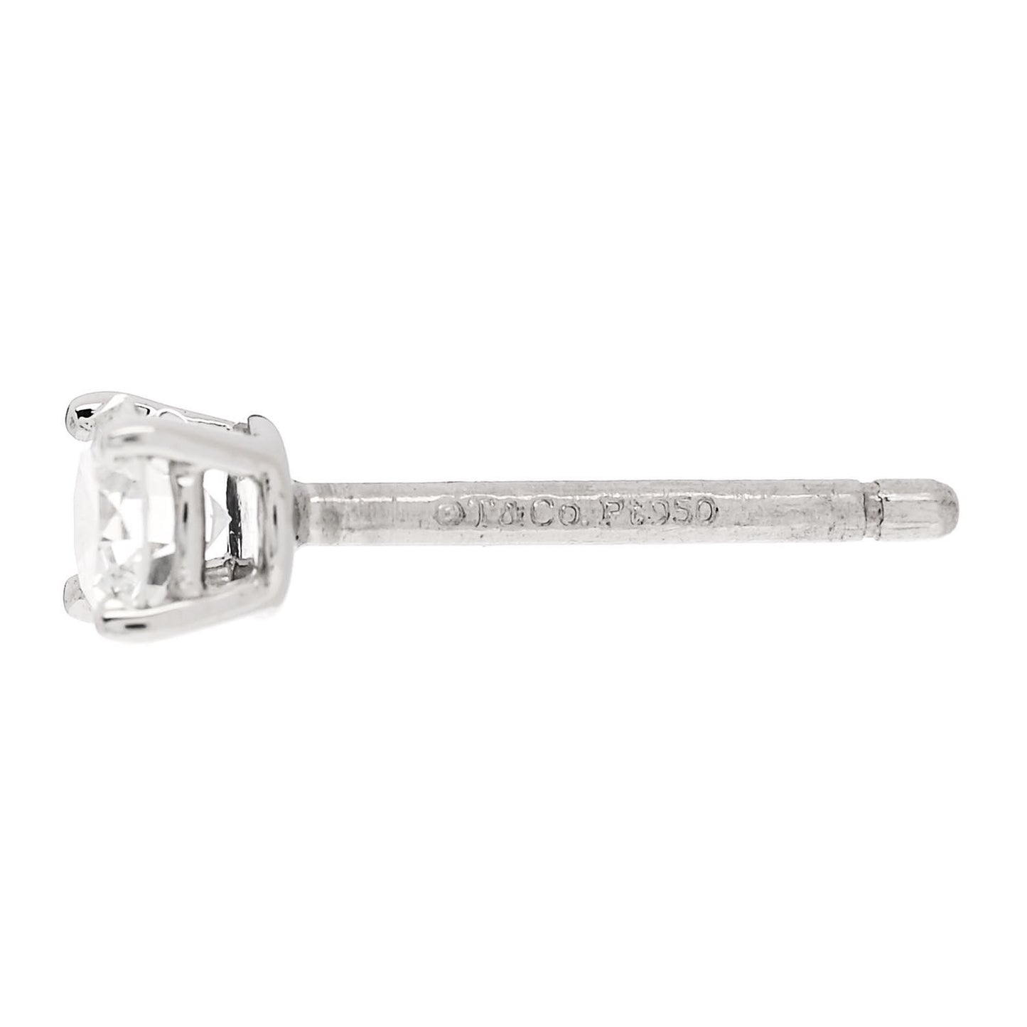 Platinum Diamond .27ctw Solitaire Earrings