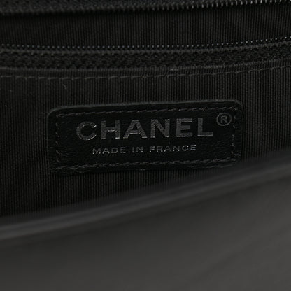 Chanel Calfskin Quilted New Medium Boy Flap So Black 6 of 10
