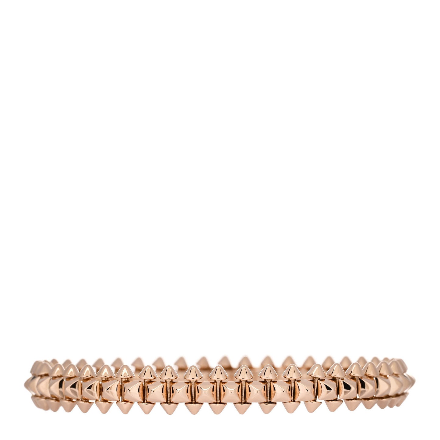 18K Pink Gold Small Clash De Cartier Bracelet 16