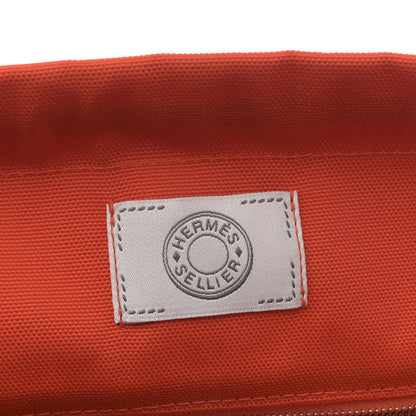Hermes Toile Sac De Pansage Groom Bleu Navy Feu 6 of 10