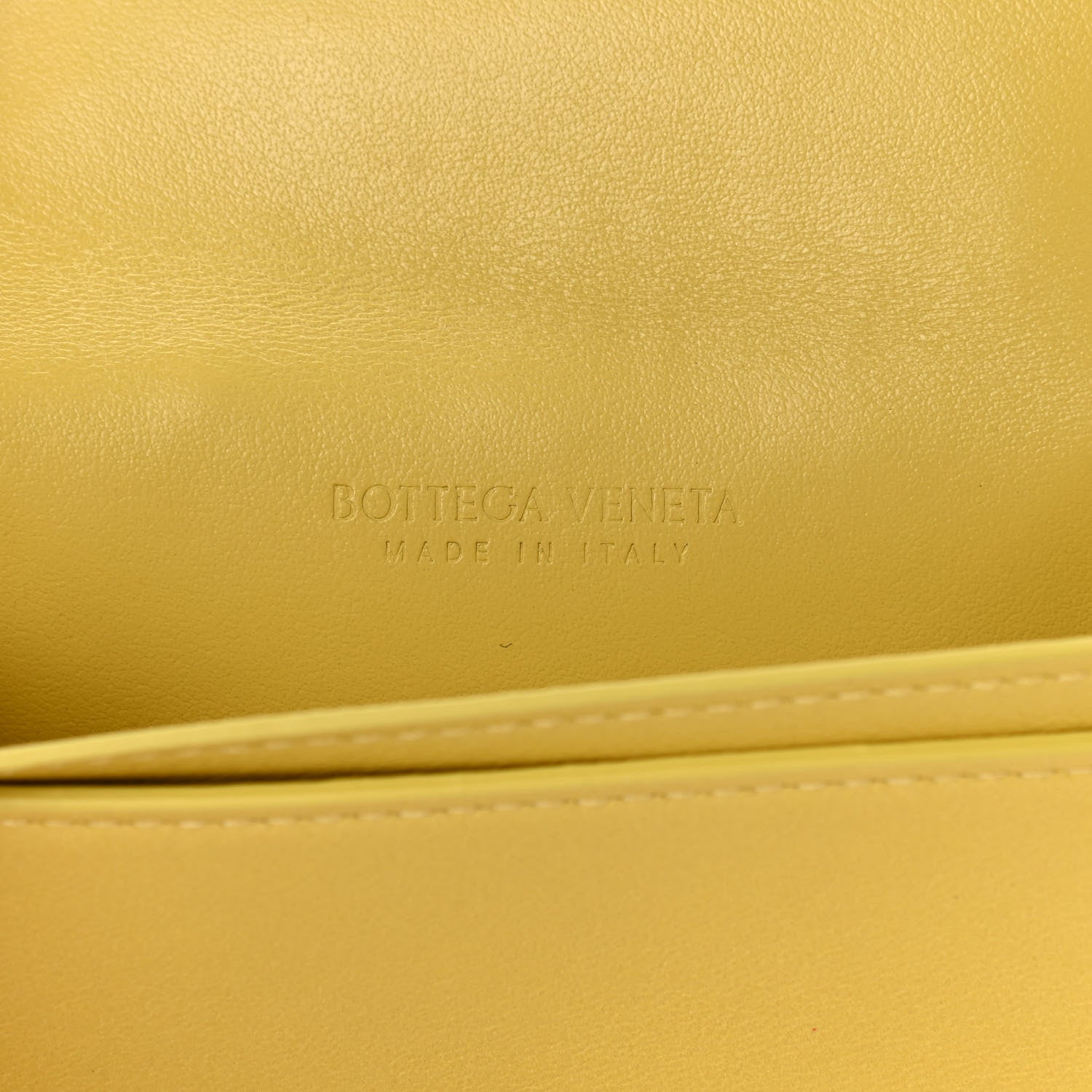 Bottega Veneta Nappa Intrecciato Zig Zag Card Holder Yellow 8 of 8
