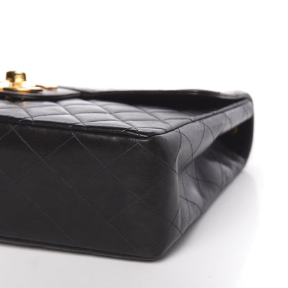 Chanel Lambskin Quilted Jumbo Single Flap Black 12 of 12