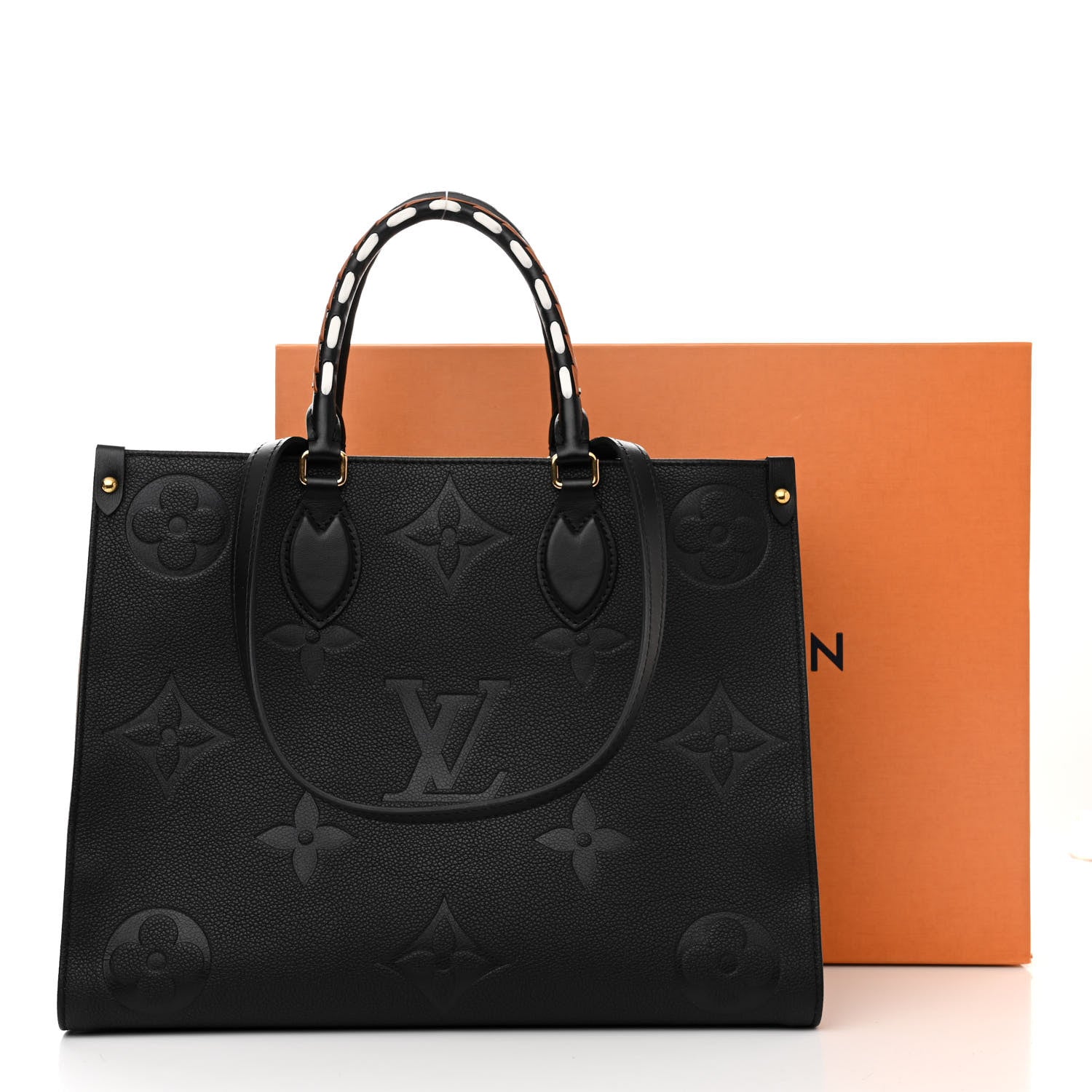 Louis Vuitton Empreinte Monogram Giant Wild At Heart Onthego MM Black 10 of 10