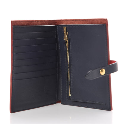 Celine Grained Calfskin Medium Multifunction Strap Wallet Coquelicot 5 of 10