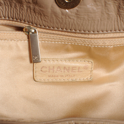 Chanel Vinyl Rodeo Tote Beige 5 of 7