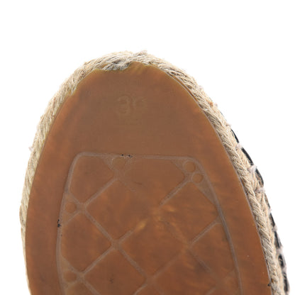 Chanel Lambskin CC Espadrilles 39 Black 6 of 9