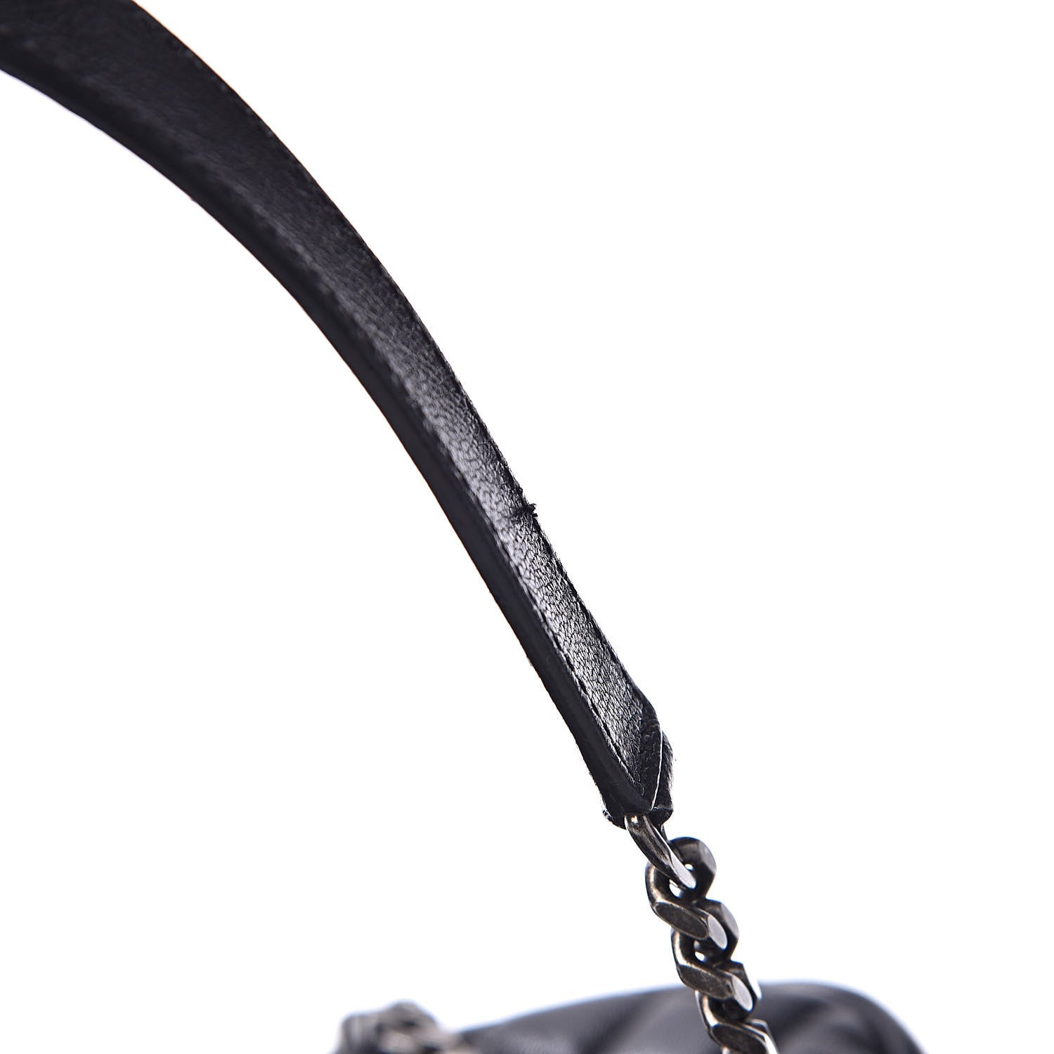 Saint Laurent Sheepskin Tri-Quilt Monogram Medium College Bag Black 10 of 15