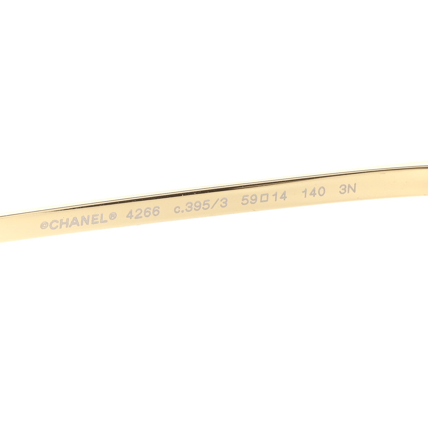 Chanel Metal Frame CC Sunglasses 4266 Gold 5 of 8