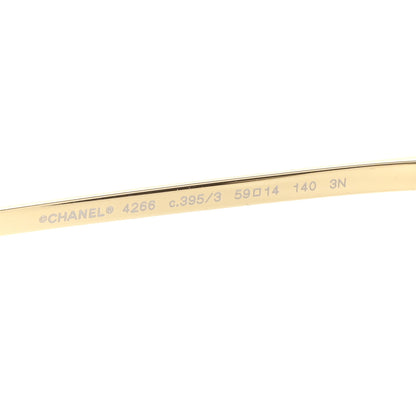 Chanel Metal Frame CC Sunglasses 4266 Gold 5 of 8