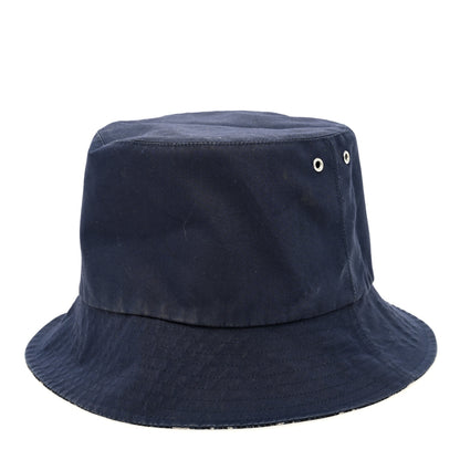 Christian Dior Oblique Reversible Teddy-D Brim Bucket Hat Blue 5 of 13
