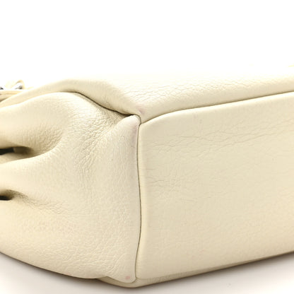 Chanel Calfskin Stitched Accordion Flap White 9 of 11