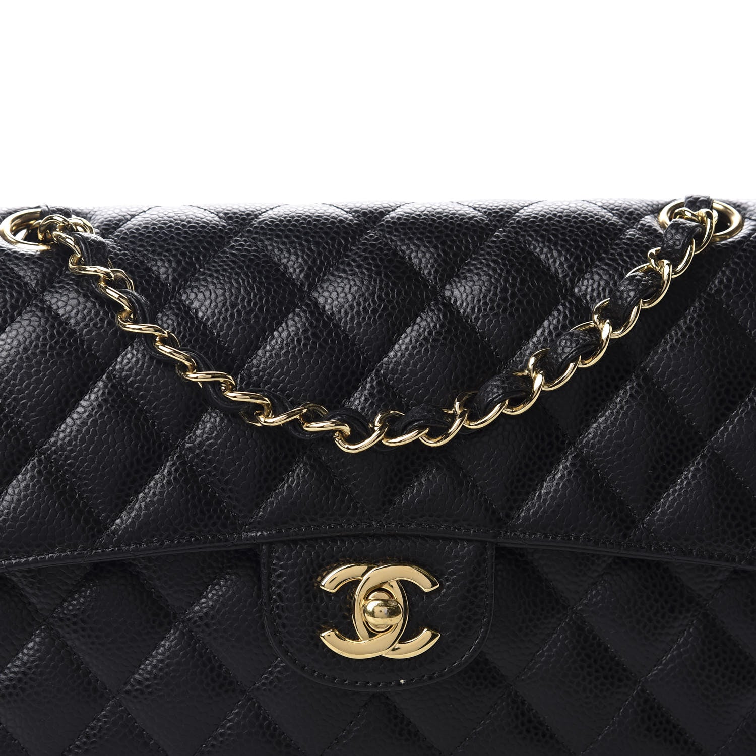 Chanel Caviar Quilted Small Double Flap Black 10 of 10