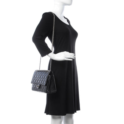 Chanel Aged Calfskin Quilted 2.55 Reissue 226 Flap Black 3 of 8