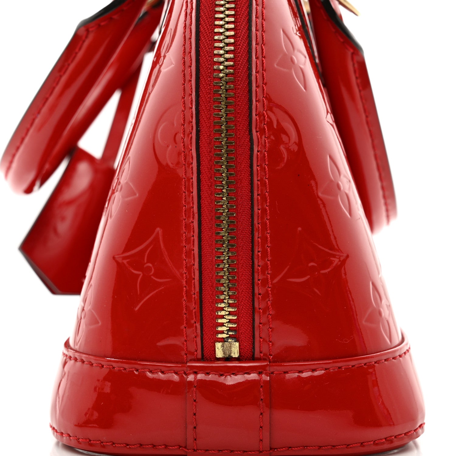 Louis Vuitton Vernis Alma BB Cherry 10 of 11
